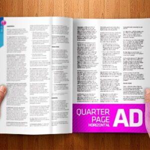 Full Color Quarter Page (Horizontal)