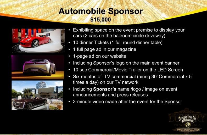 Automobile Sponsorship Package - Image 6