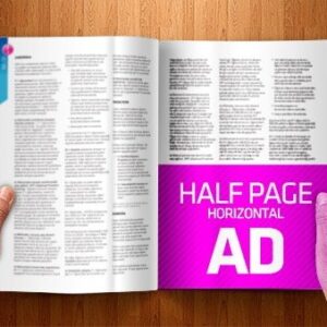Full Color Half Page (Horizontal)