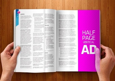 Full Color Half Page